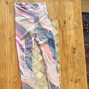 Athleta Multicolor Abstract Elation 7/8 Leggings